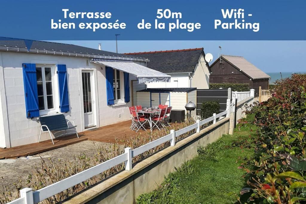 Les Heures Tranquilles - Vue Mer - 50M De La Plage Saint-Come-de-Fresne Екстер'єр фото