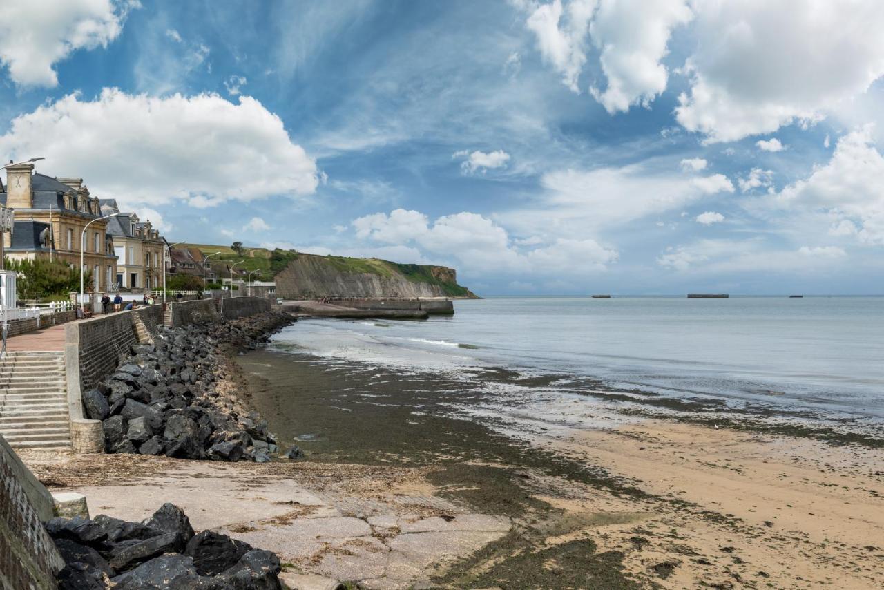 Les Heures Tranquilles - Vue Mer - 50M De La Plage Saint-Come-de-Fresne Екстер'єр фото